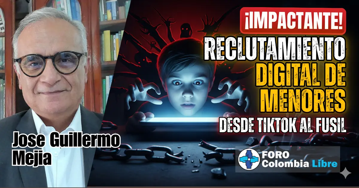 ¡Impactante! Reclutamiento digital de Menores: la ruta oscura desde TikTok al fusil 1 Niños atrapados en el reclutamiento digital de menores, víctimas de redes criminales en Colombia y el mundo.