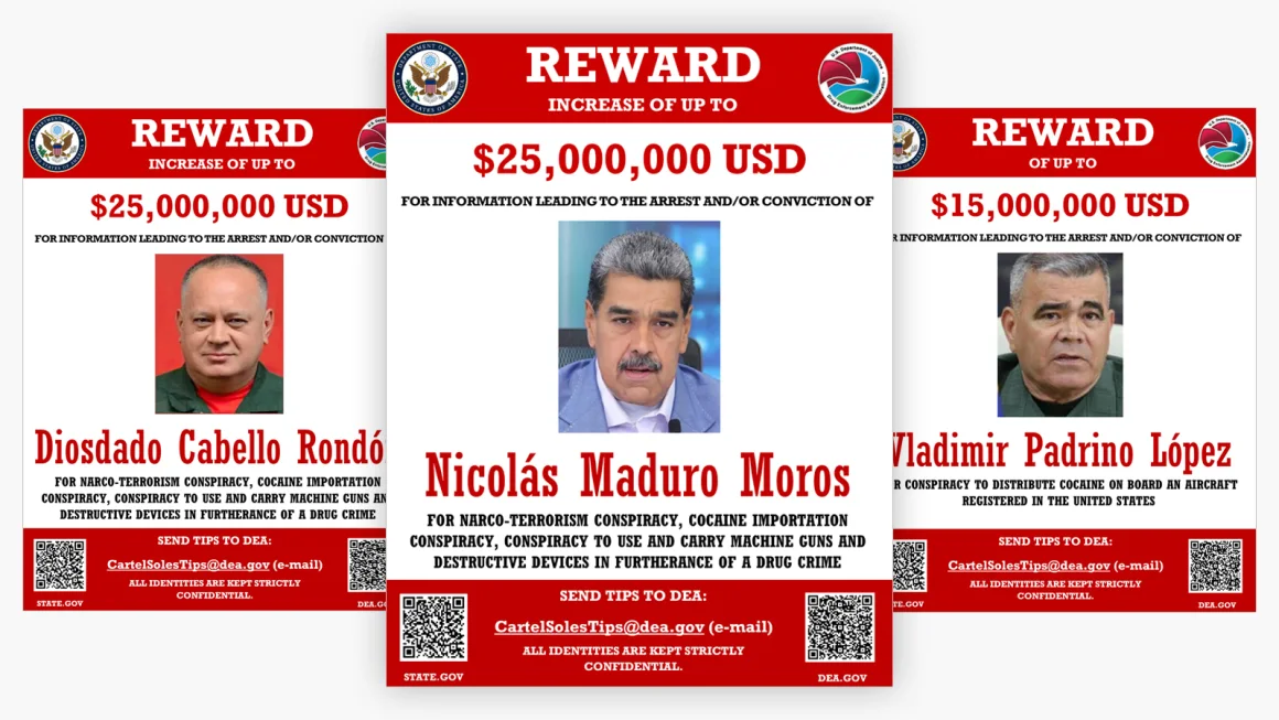 Confidencial: ¿Caerá Maduro? US$ 90 millones de recompensa 2 Caerá Maduro, recompensa por los cabecillas del Cartel de los Soles