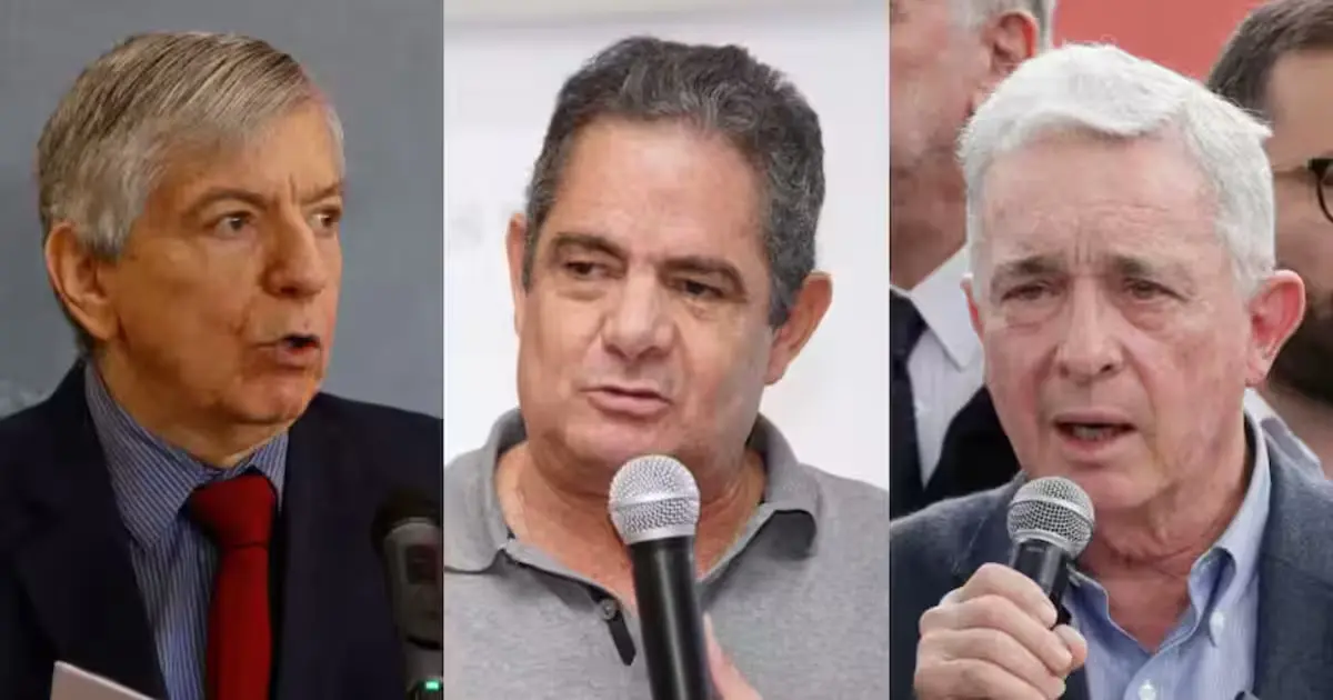 Turning Point 2 Imagen del foro político entre Germán Vargas Lleras, César Gaviria y Álvaro Uribe, símbolo de unidad y punto de inflexión en la política colombiana rumbo a las elecciones de 2026.