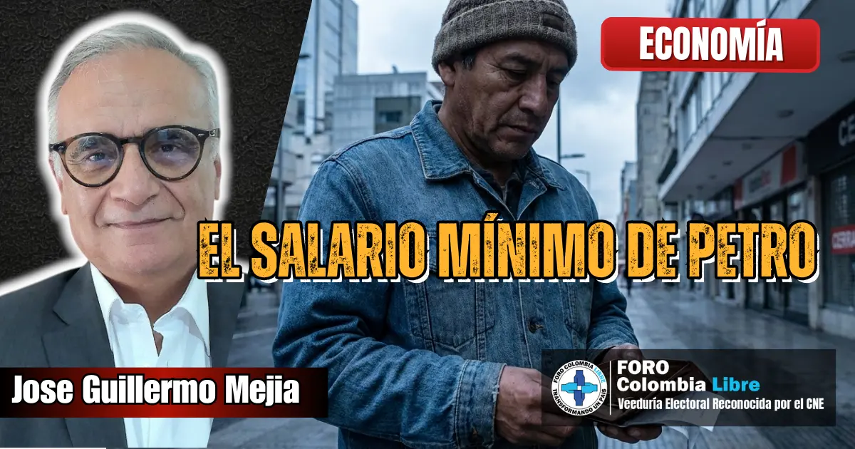 La puñalada sangrienta del salario mínimo de Petro a los colombianos 1 Impacto del salario mínimo de Petro en trabajadores colombianos y en la economía nacional.