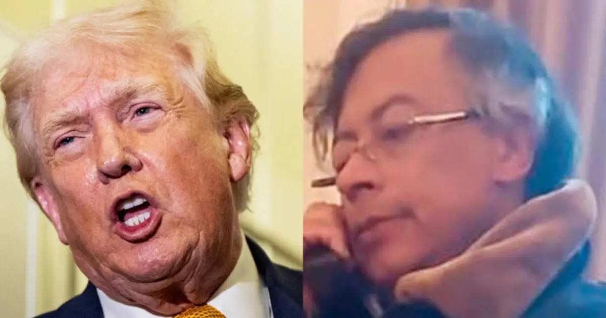 Trump muestra el garrote para no usarlo. Petro lo niega en público y lo teme en privado 2 Petro llama temeroso a donald trump