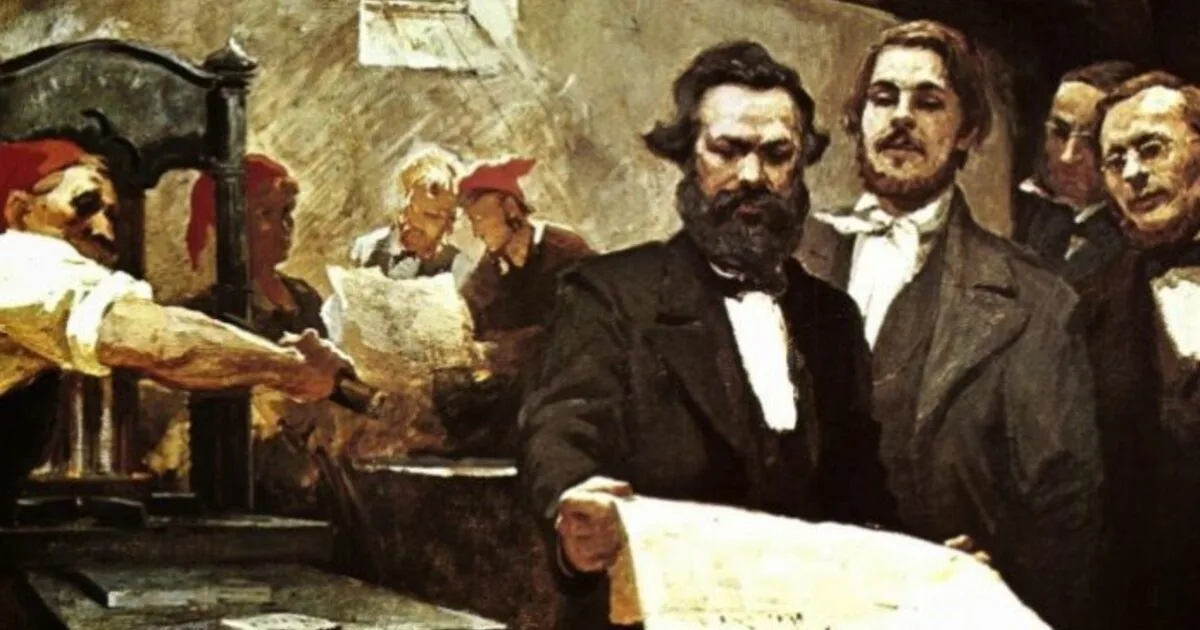 El manual para el progre que reprobó historia 2 Ilustración histórica del siglo XIX representando líderes revolucionarios europeos en debate ideológico, utilizada como cierre crítico sobre el relato político y el progre que reprobó historia.