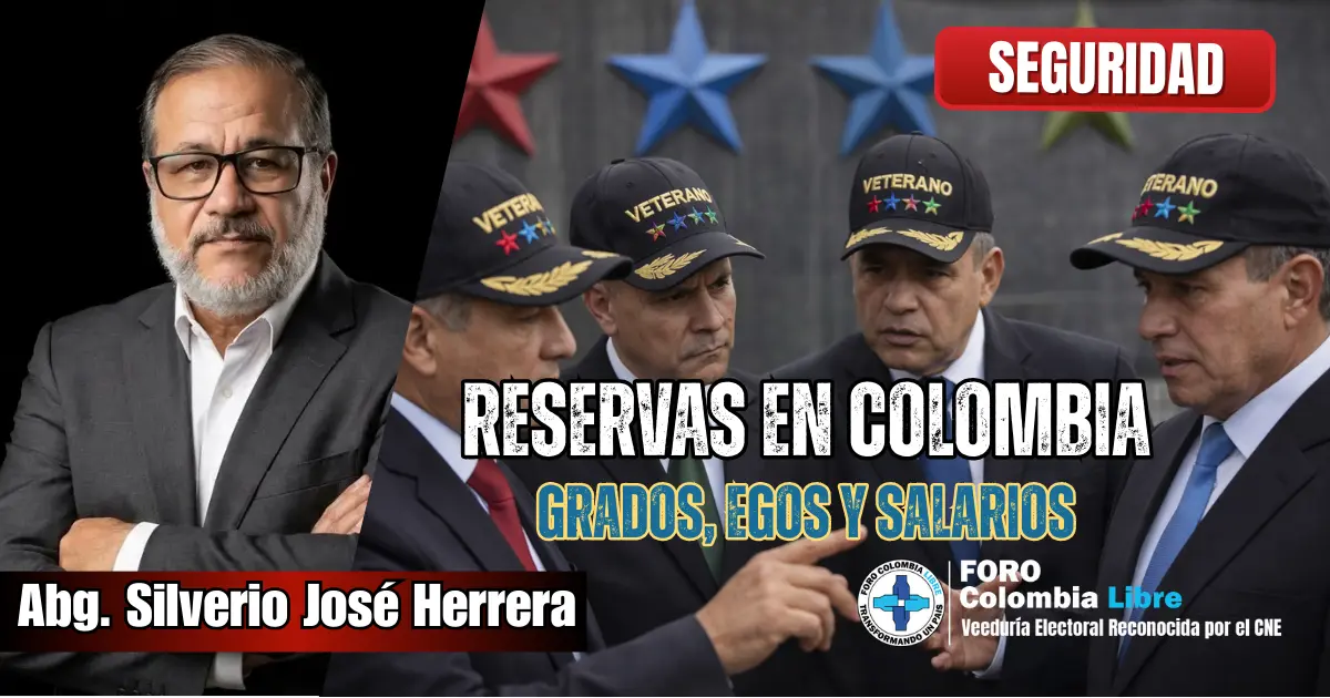 Reservas en Colombia debaten grados, egos y salarios en medio de una discusión entre veteranos de la Fuerza Pública
